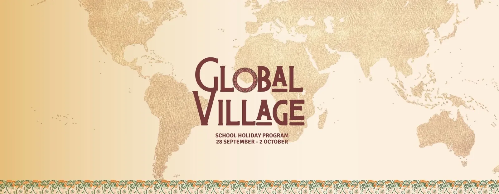 Global Village school holiday program artwork
